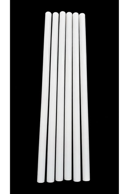 sıcak silikon çubuğu 7mm*30*cm 6 adet şefaf silikon mum tabanca yapıştırıcı
