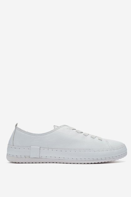 Women's Daily Genuine Leather Casual Shoes Fr 12906 White