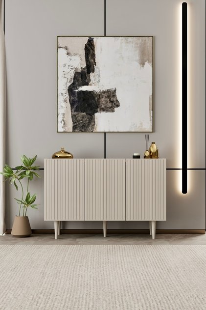 Capella MDF 3 Kapaklı Konsol 120 cm