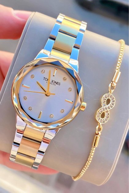 Women's Watch Silver Color Original Steel 3 Atm Waterproof 2 Years Warranty with Invoice