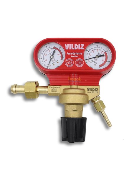 Yıldız 5311S 0-1.5 Bar Asetilen Basınç Düşürücü Saat