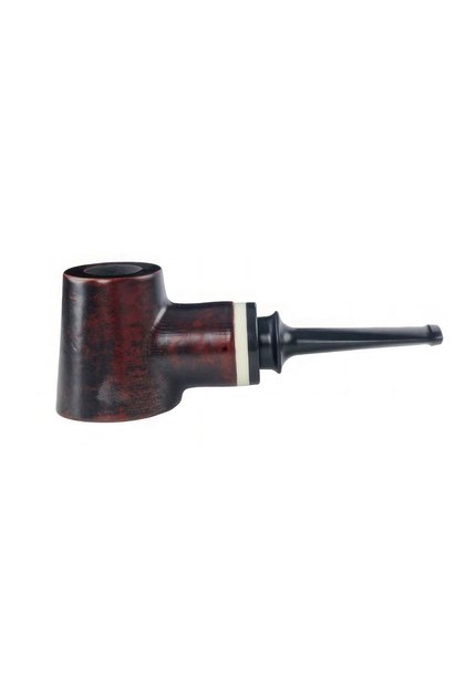 9 mm. Kırmızı Siyah Sandalwood Düz Sap Ahşap Pipo rd88sy