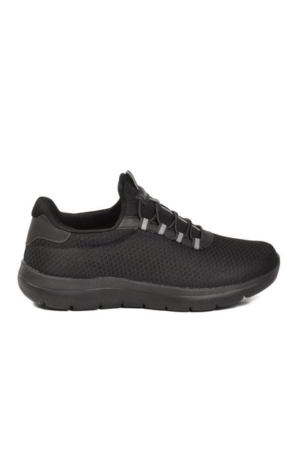 Black Mesh Men's Sports Shoes