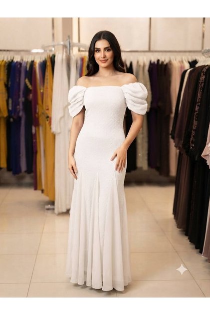 Royal Evening Dress White