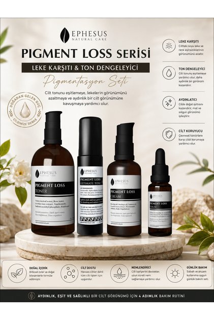 Pigment Loss Leke Bakım Serisi Ton Dengeleyici Nemlendirici ve Aydınlatıcı Set