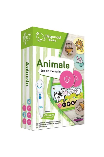 Joc de memorie, Raspundel Istetel, Animale