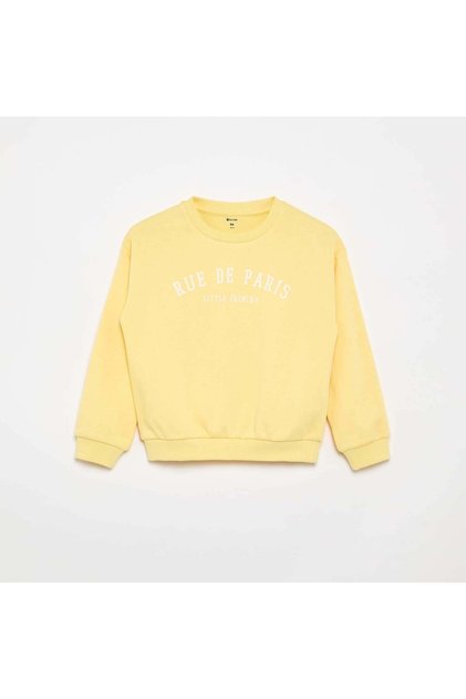 Lightweight Fleece Sweatshirt YELLOW