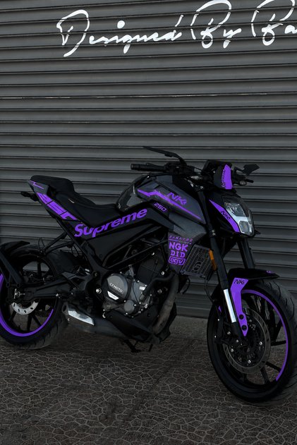 Super Set Complete Sticker Decoration Set (Right and Left) for Cfmoto Nk250