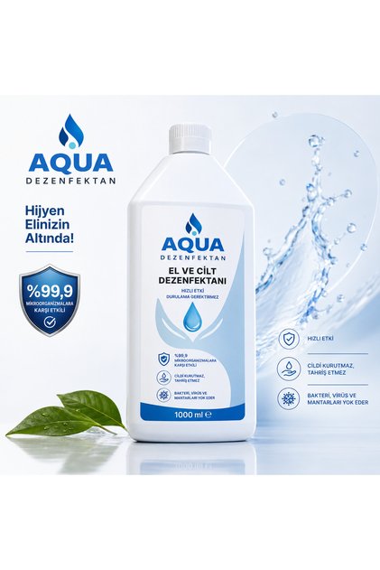 Karvel Medikal Septica El ve Cilt Dezenfektanı 1000 ml Hızlı Etkili Hijyen Solüsyonu