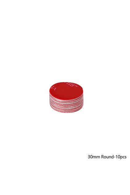 10pcs-30mm Round 10PCS High Viscosity VHB Double-Sided Adhesive Tape, Seamless Waterproof Foam Tape,