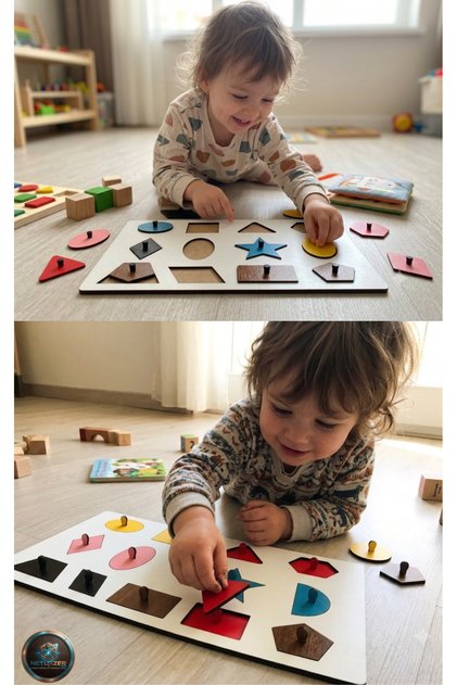 Educational Wooden Geometric Shapes Bultak