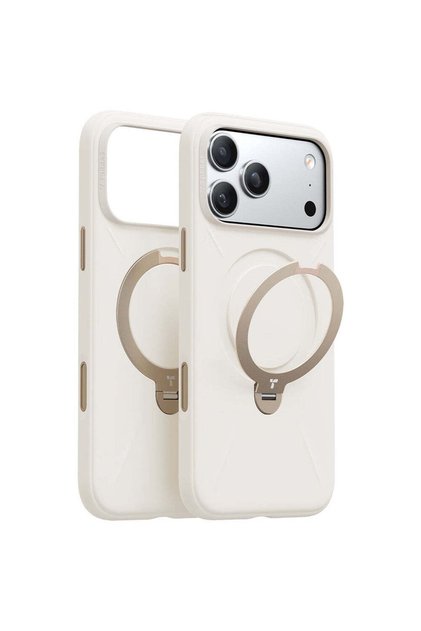Husă pentru iPhone 17 Pro, Seria Silicon Qpro, alb - alb