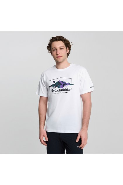 Brush With Nature Erkek Beyaz T-Shirt