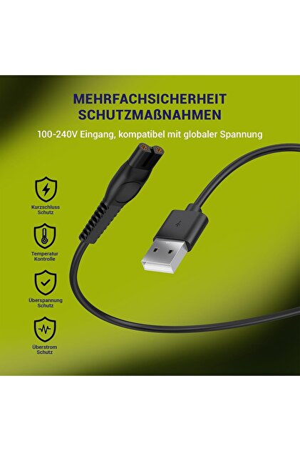 Philips OneBlade Pro QP6542/10 Tıraş Makinesi usb şarj kablo