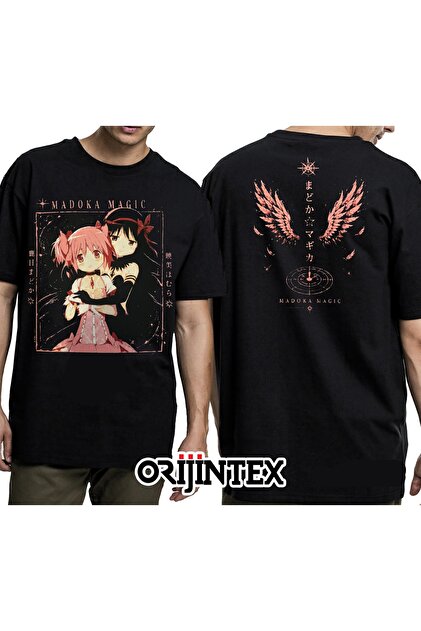 orijintex Hazbin Hotel Vox Ön Arka Baskılı Unisex Siyah Tshirt