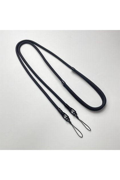 Polyester / Nylon 6 Black Adjustable Lanyard Crossbody Mobile Phone Straps Suit for IPhone 17 16 15