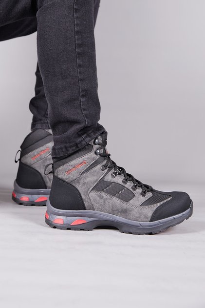 Men's Smoked Red Trekking Boots V2030