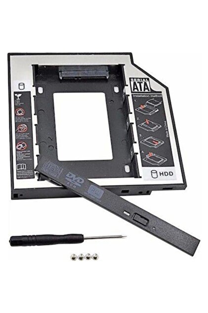 NetDünya Net Dünya 9.5mm Caddy Ssd Sata Harddisk Kutu Notebook Hdd