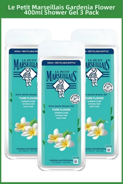 Gardenya Flower 400ml Shower Gel 3 Pieces