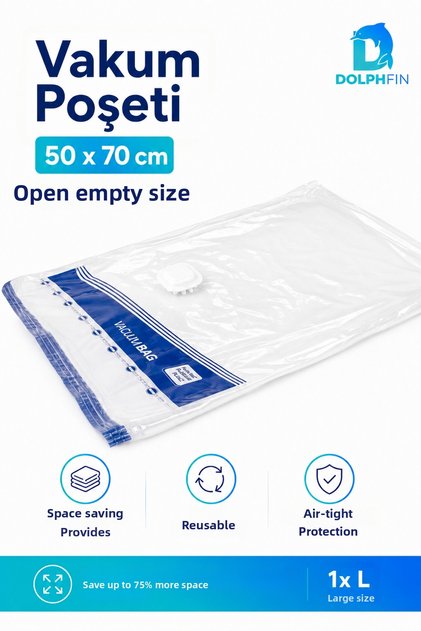 Vacuum Bag 50X70 cm L Size Quilt Blanket Storage Bag Clothes Storage Bag 1 Piece
