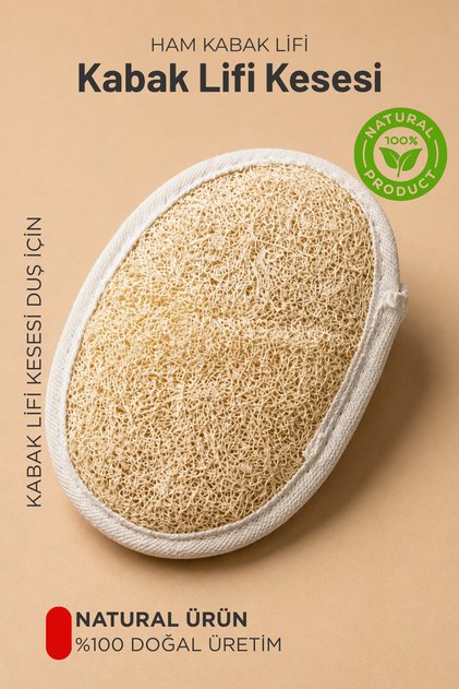 100% Natural Raw Loofah Fiber Eliminates Cellulite, Ingrown Hairs and Acne