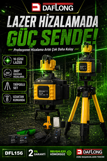 Daflong TRİPOD HEDİYELİ DİJİTAL GÖSTERGELİ TYPE-C ŞARJ ÇIKIŞLI 16