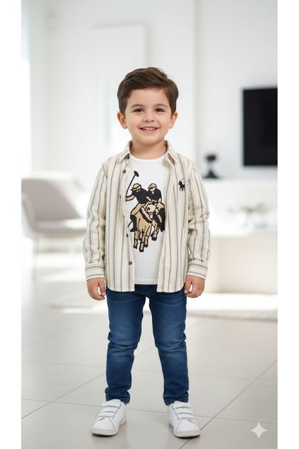 Eid Shirt T-Shirt Pants Boy's 3-Piece Set