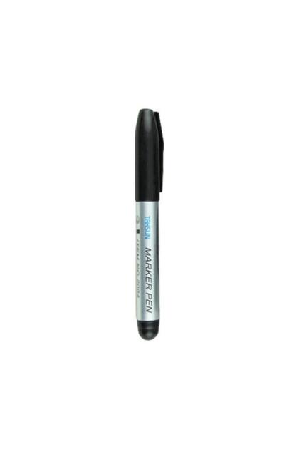 6 Adet Siyah Renk Yazan Taksun Permanent Marker Koli Yazma Kalemi Yazısı Çıkmayan Kalem