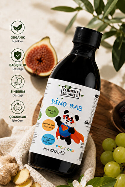 BEORGANİC Organik Dino Kids | Probiyotik Ve C Vitaminli Organik Öz