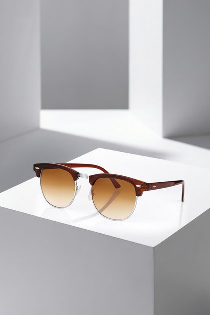 Women's Brown Silver Frame Sunglasses Plg-2076c4