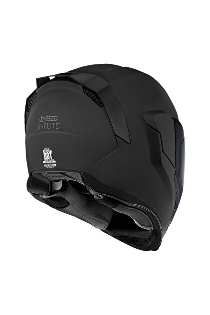 Icon Airflite Dark Kapalı Motosiklet Kaskı Mat Siyah - Fiyatı