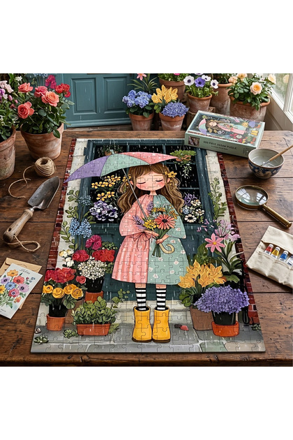 Soi Craft 500 Parça Puzzle Şemsiyem ve Ben Sade Bir Gün #256