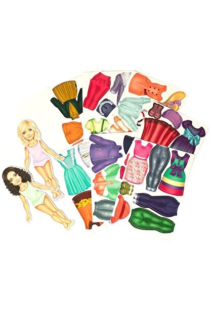 Magnetic Princess Dress Up Paper Doll Pretend Play Game Toys,Dollhouse Magnet People Clothes Puzzles Development for 3 Year Old Girls Toddler,Preschool Learning Created Imagine Birthday Gift (A Set