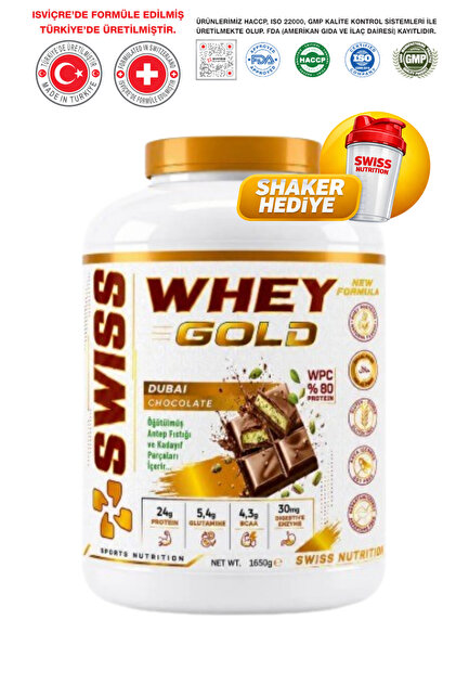 Swiss Nutrition WPC80-%80 Protein Whey Gold Deluxe Series Antep