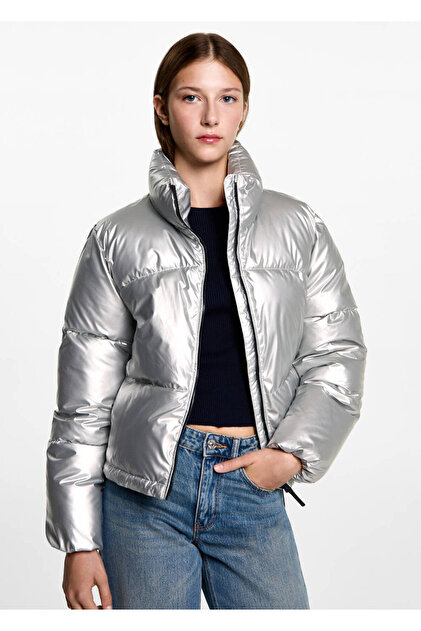 MANGO Teen Metalik puffer anorak - Fiyatı, Yorumları