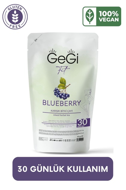 GEGİ Yaban Mersini Blueberry Tea Çay 1 Aylık Paket - Fiyatı, Yorumları