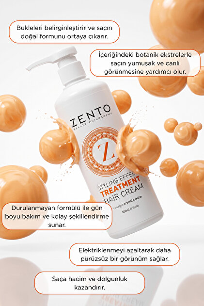 ZENTO Beauty Phılosophy Stylıng Effect Treatment Haır Cream P9 500