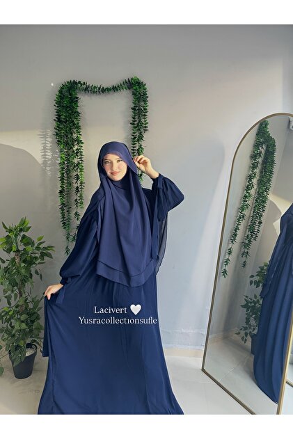طقم فستان ليزا وسوفليه مظلل مكون من قطعتين مقاس 2