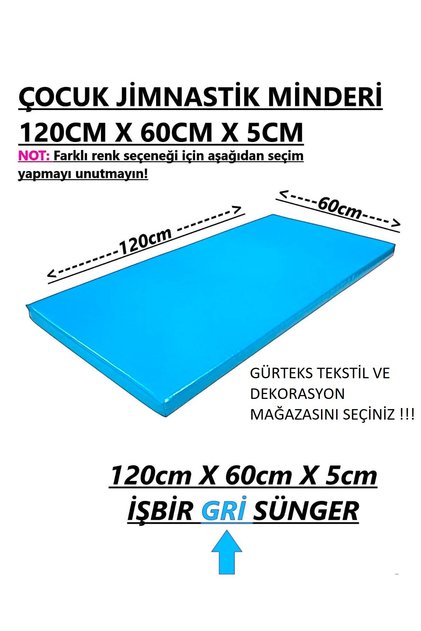 60x120x5 Cm Çocuk Jimnastik Minderi (PVC)