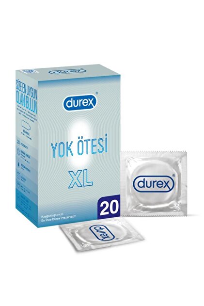 Yok Ötesi XL İnce Prezervatif 20'li, Geniş Fit