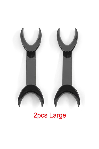 2pcs Large 2pcs/set Dental Mouth Opener Black Double Head Lip Retractor Dentist Intraoral Lip Cheek
