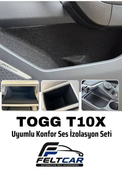 TOGG T10X UYUMLU PREMİUM KONFOR SES İZOLASYON SETİ
