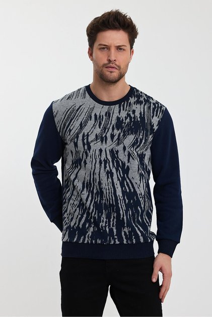 Patterned Knitwear Sweater (9606)