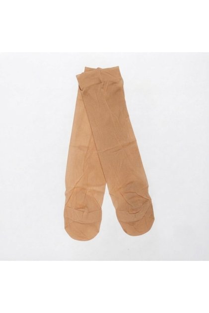 Practical Ablution Socks Cream Color Openable Toe Prayer Socks for Hajj Umrah Travel
