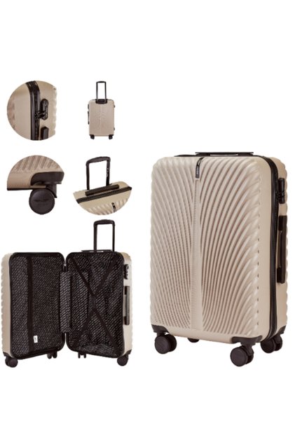 Valiză medie WINGS SWAN 2.0 24 " BEJ