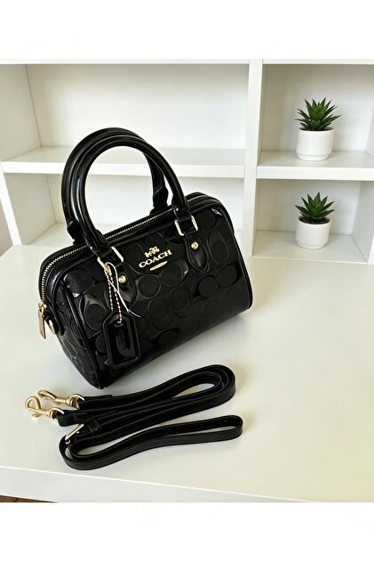 By Coach Mini Boston Bag handbag women's shoulder bag crossbody