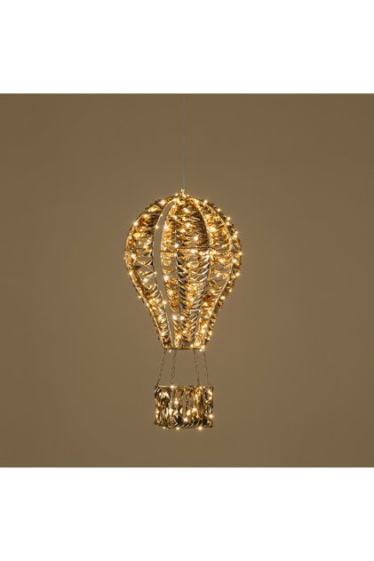 Asu Led Işıklı Balon Dekor 48 cm Altın