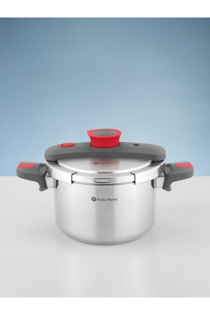 3Pcs Pressure cooker Crown series, 5 LITER Stainless steel 18/10, Safety+, Induction.