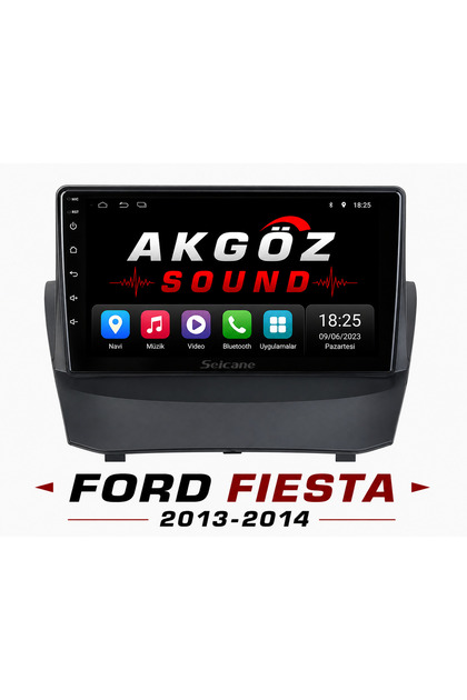 Ford Fiesta 2013-2014 Multimedia Frame Within 9 Inch Sockets