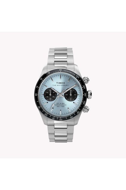 Men's Silver-Tone Stainless Steel, Blue Dial | TW2Y70500